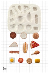 'Miniature Food' Silicone Mould